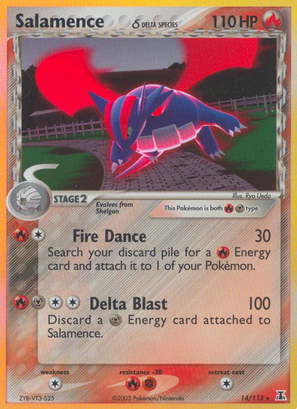 Salamence (14/113) (Delta Species) [EX: Delta Species] | Exor Games Summserside