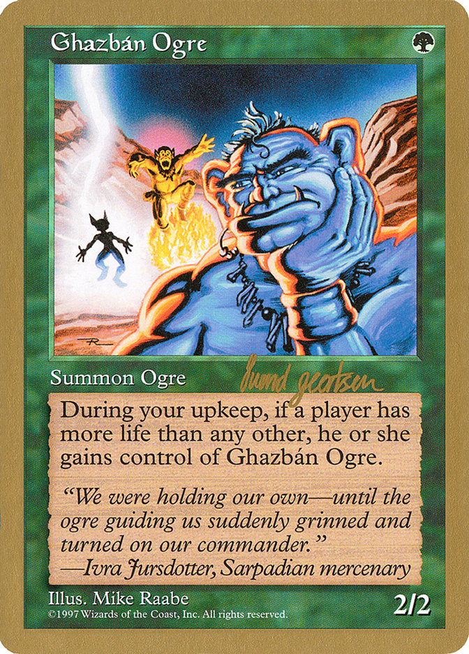 Ghazbán Ogre (Svend Geertsen) [World Championship Decks 1997] | Exor Games Summserside