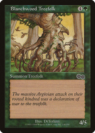 Blanchwood Treefolk [Urza's Saga] | Exor Games Summserside