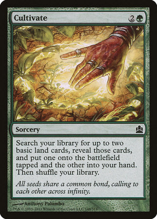 Cultivate [Commander 2011] | Exor Games Summserside