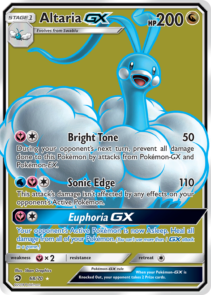 Altaria GX (68/70) [Sun & Moon: Dragon Majesty] | Exor Games Summserside