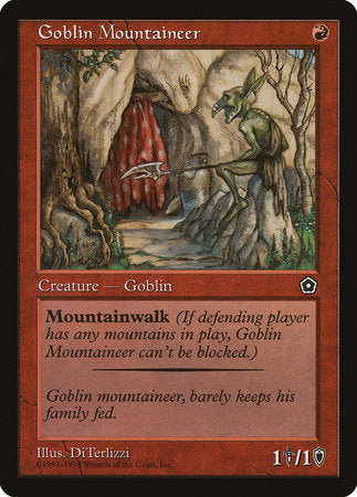 Goblin Mountaineer [Portal Second Age] | Exor Games Summserside