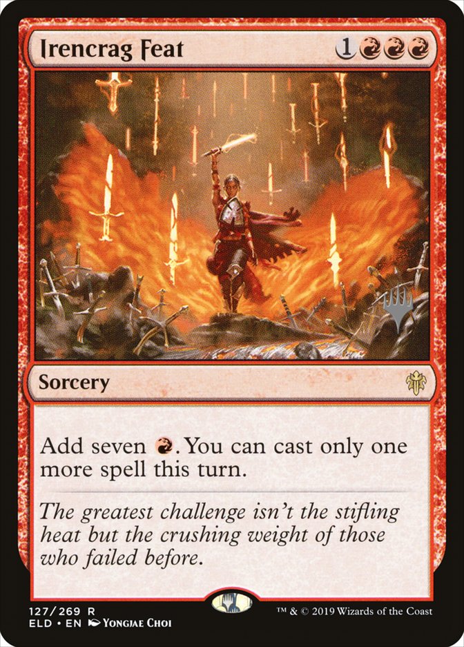Irencrag Feat (Promo Pack) [Throne of Eldraine Promos] | Exor Games Summserside
