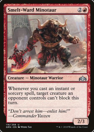 Smelt-Ward Minotaur [Guilds of Ravnica] | Exor Games Summserside