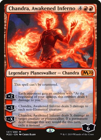 Chandra, Awakened Inferno [Core Set 2020 Promos] | Exor Games Summserside