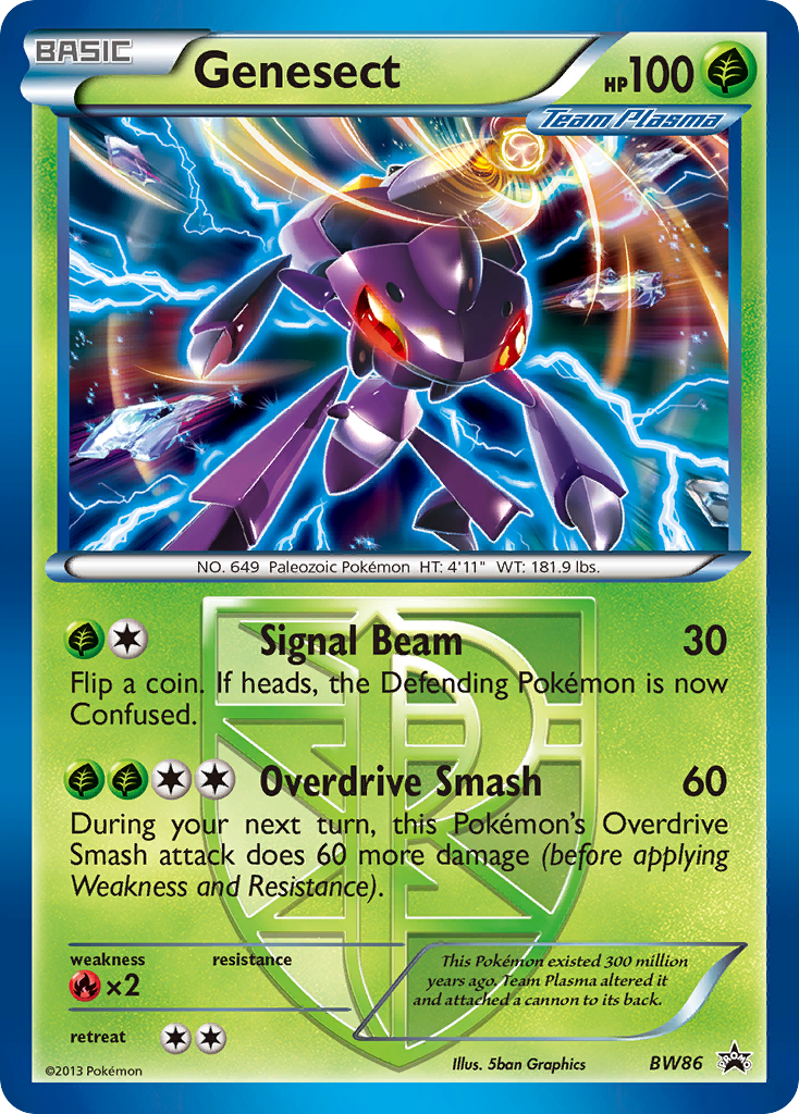 Genesect (BW86) (Team Plasma) [Black & White: Black Star Promos] | Exor Games Summserside