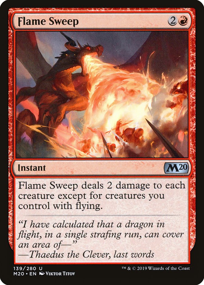 Flame Sweep [Core Set 2020] | Exor Games Summserside