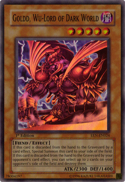 Goldd, Wu-Lord of Dark World [EEN-EN024] Super Rare | Exor Games Summserside