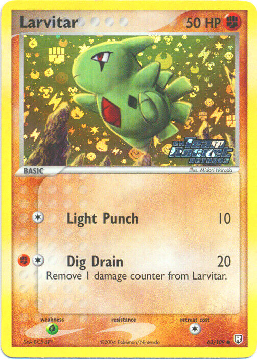 Larvitar (63/109) (Stamped) [EX: Team Rocket Returns] | Exor Games Summserside