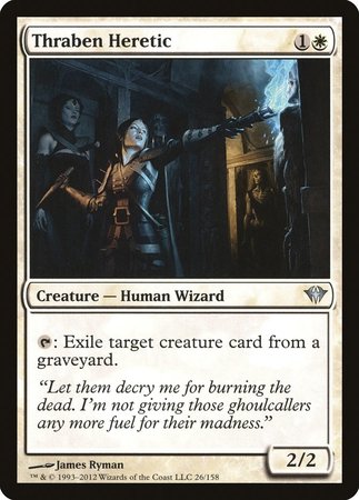 Thraben Heretic [Dark Ascension] | Exor Games Summserside