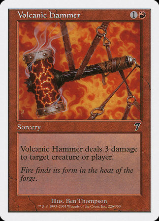 Volcanic Hammer [Seventh Edition] | Exor Games Summserside