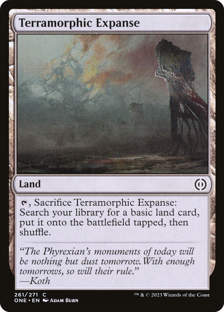 Terramorphic Expanse [Phyrexia: All Will Be One] | Exor Games Summserside