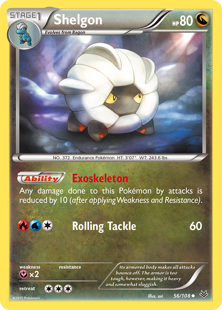 Shelgon (56/108) [XY: Roaring Skies] | Exor Games Summserside