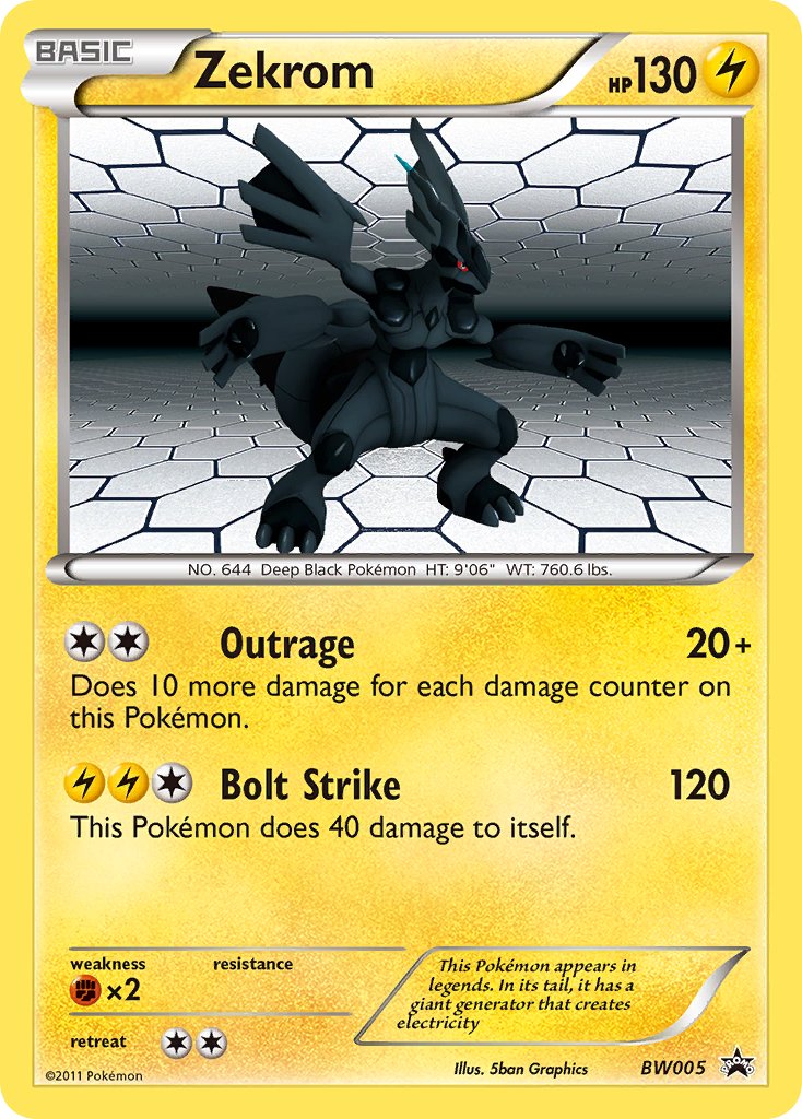 Zekrom (BW005) [Black & White: Black Star Promos] | Exor Games Summserside