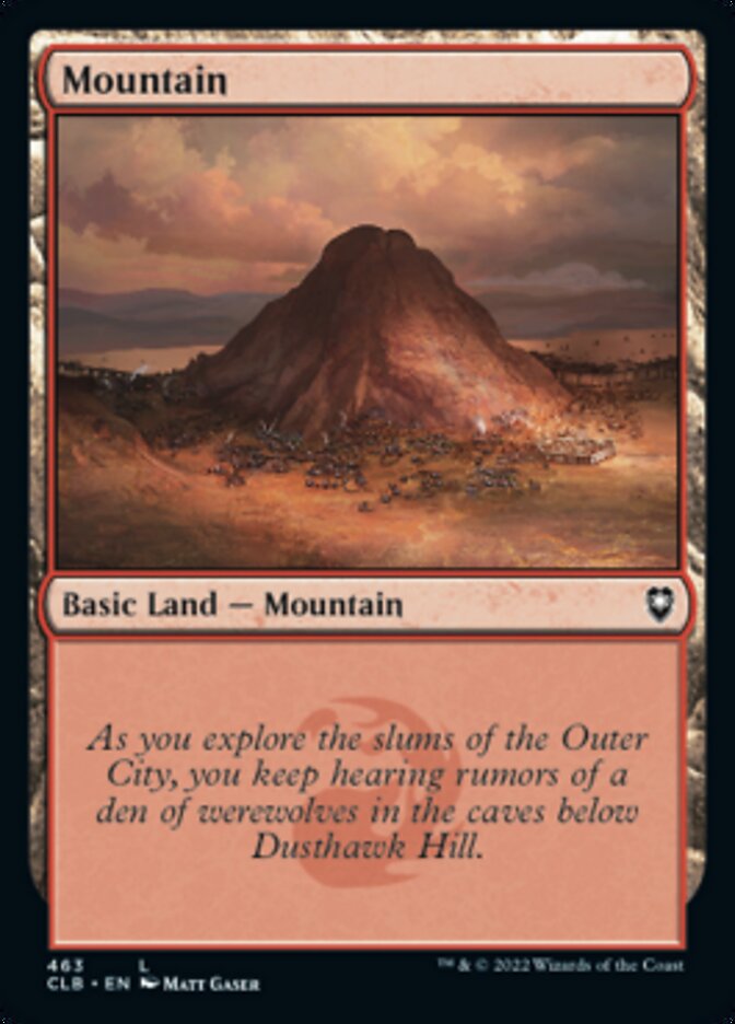 Mountain (463) [Commander Legends: Battle for Baldur's Gate] | Exor Games Summserside