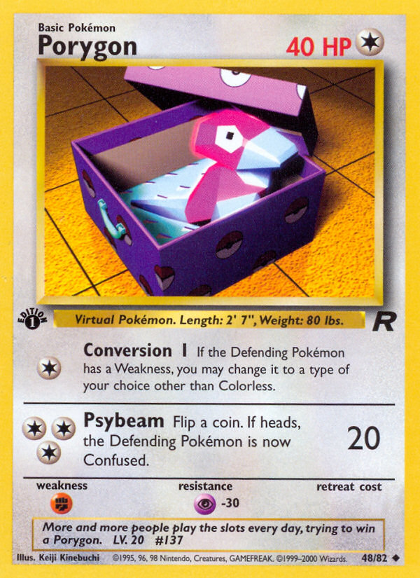 Porygon (48/82) [Team Rocket 1st Edition] | Exor Games Summserside