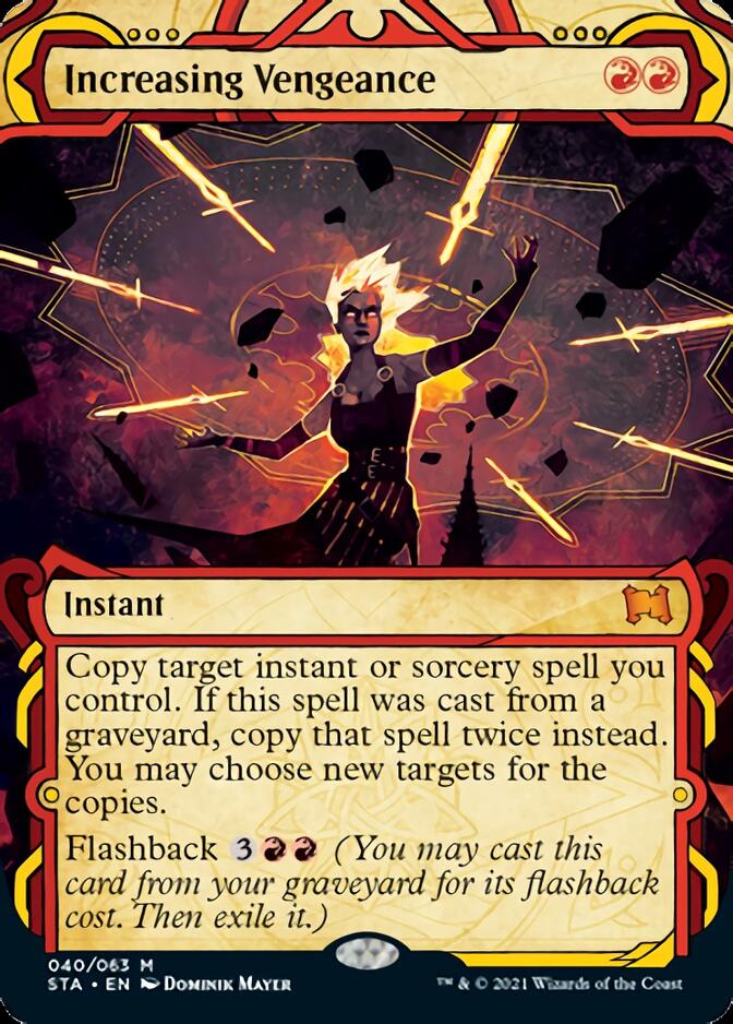 Increasing Vengeance (Etched Foil) [Strixhaven Mystical Archive] | Exor Games Summserside