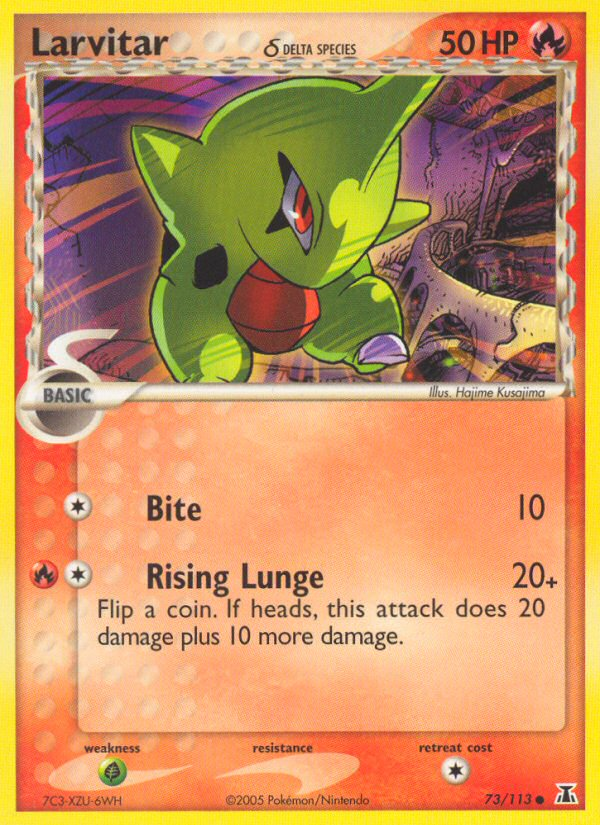 Larvitar (73/113) (Delta Species) [EX: Delta Species] | Exor Games Summserside