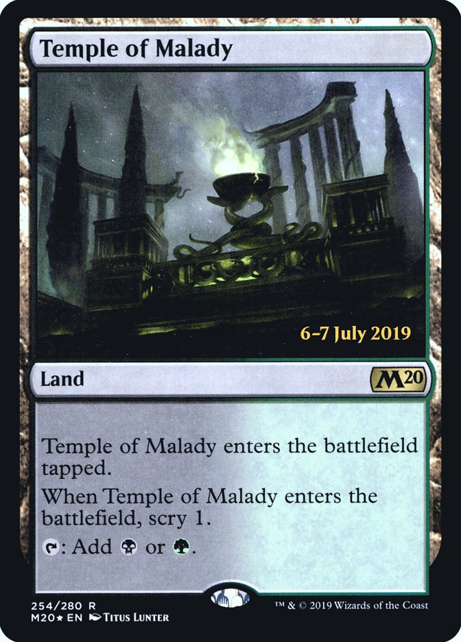 Temple of Malady  [Core Set 2020 Prerelease Promos] | Exor Games Summserside