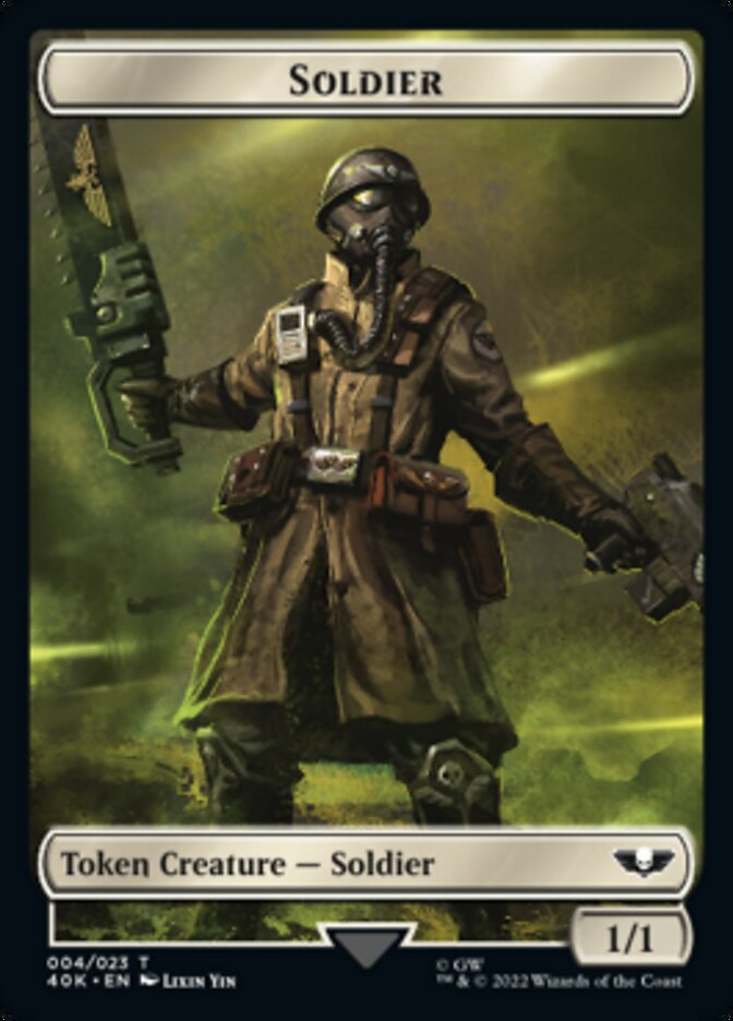 Soldier (004) // Vanguard Suppressor Double-sided Token [Universes Beyond: Warhammer 40,000 Tokens] | Exor Games Summserside