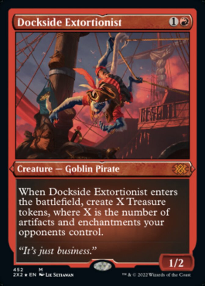 Dockside Extortionist (Foil Etched) [Double Masters 2022] | Exor Games Summserside