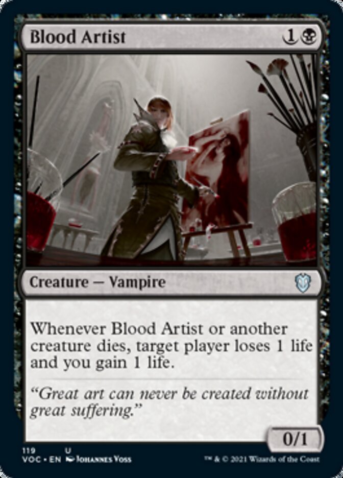 Blood Artist [Innistrad: Crimson Vow Commander] | Exor Games Summserside