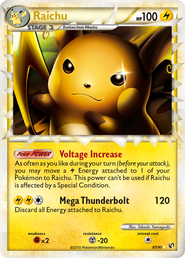 Raichu (83/90) [HeartGold & SoulSilver: Undaunted] | Exor Games Summserside