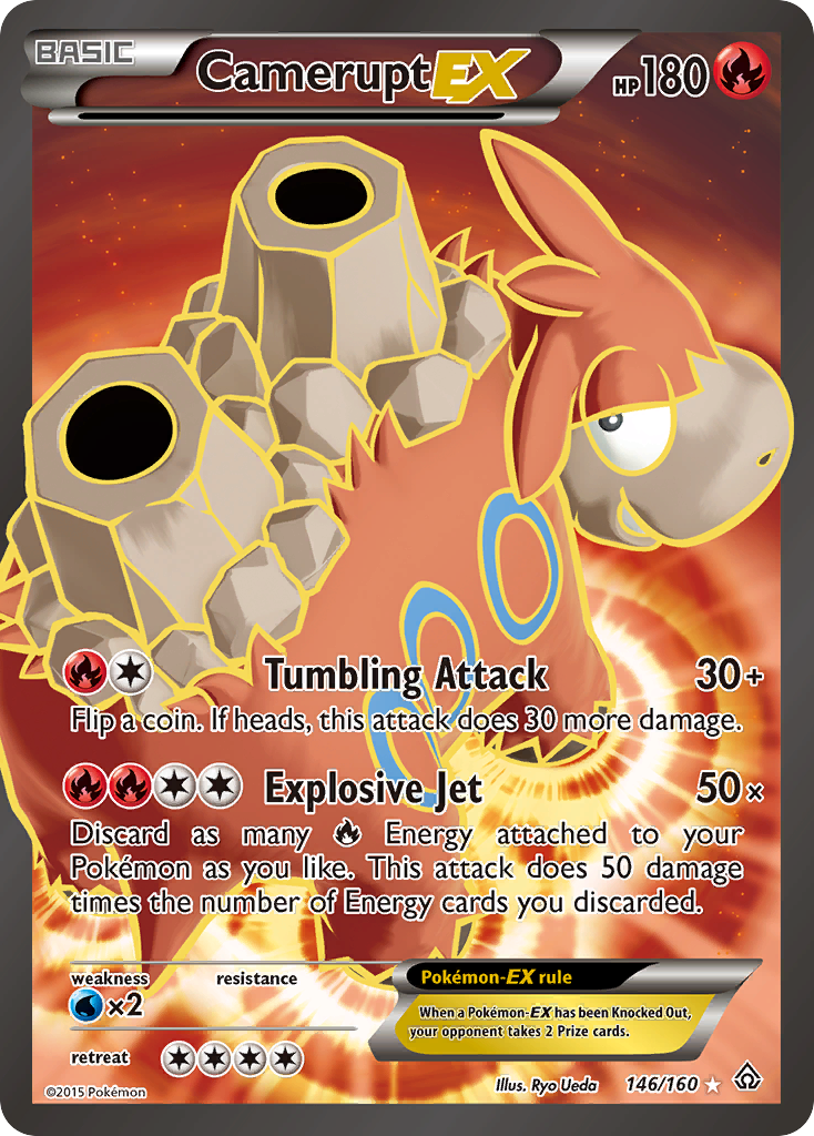 Camerupt EX (146/160) [XY: Primal Clash] | Exor Games Summserside