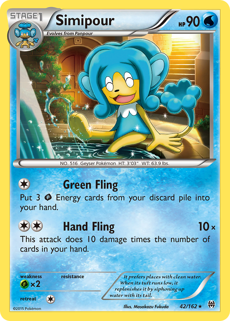 Simipour (42/162) [XY: BREAKthrough] | Exor Games Summserside
