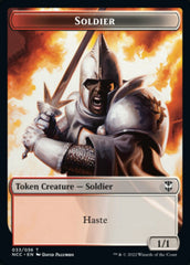 Soldier (33) // Devil Double-sided Token [Streets of New Capenna Commander Tokens] | Exor Games Summserside