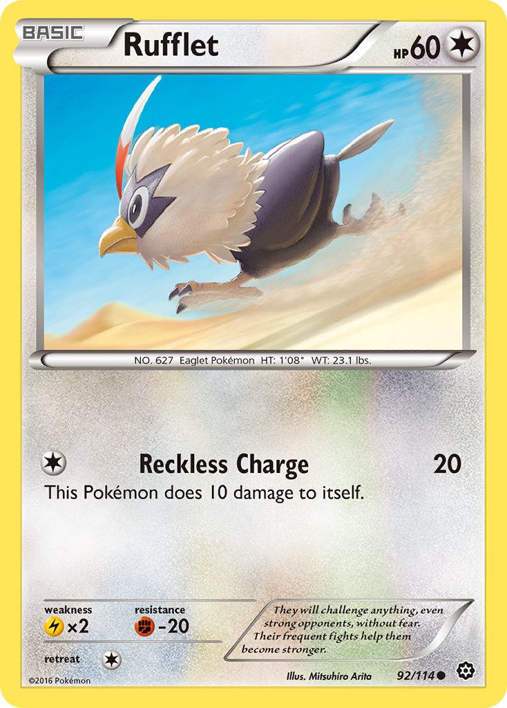 Rufflet (92/114) [XY: Steam Siege] | Exor Games Summserside