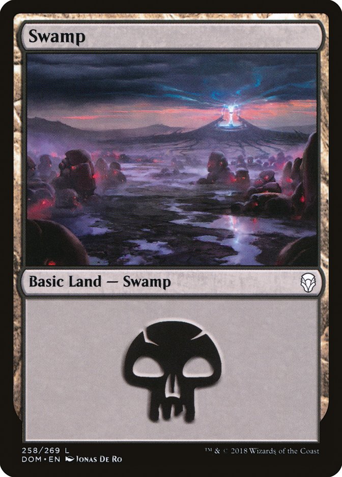 Swamp (258) [Dominaria] | Exor Games Summserside