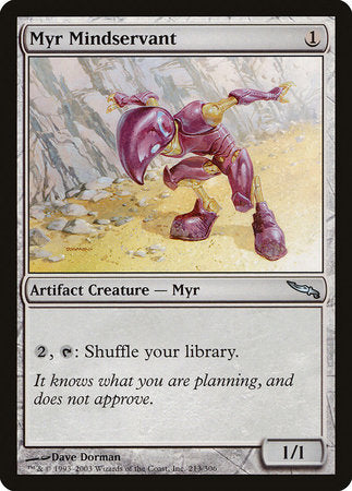 Myr Mindservant [Mirrodin] | Exor Games Summserside