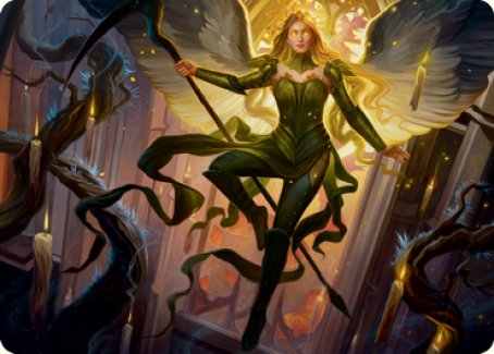 Sigarda, Champion of Light Art Card [Innistrad: Midnight Hunt Art Series] | Exor Games Summserside