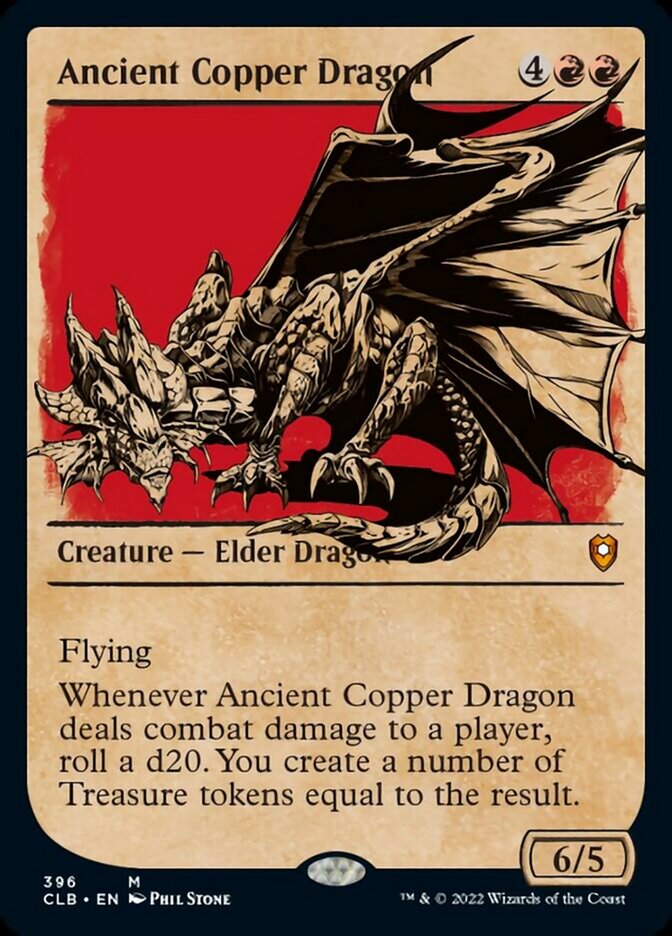 Ancient Copper Dragon (Showcase) [Commander Legends: Battle for Baldur's Gate] | Exor Games Summserside