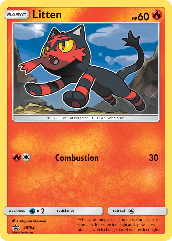 Litten (SM02) [Sun & Moon: Black Star Promos] | Exor Games Summserside