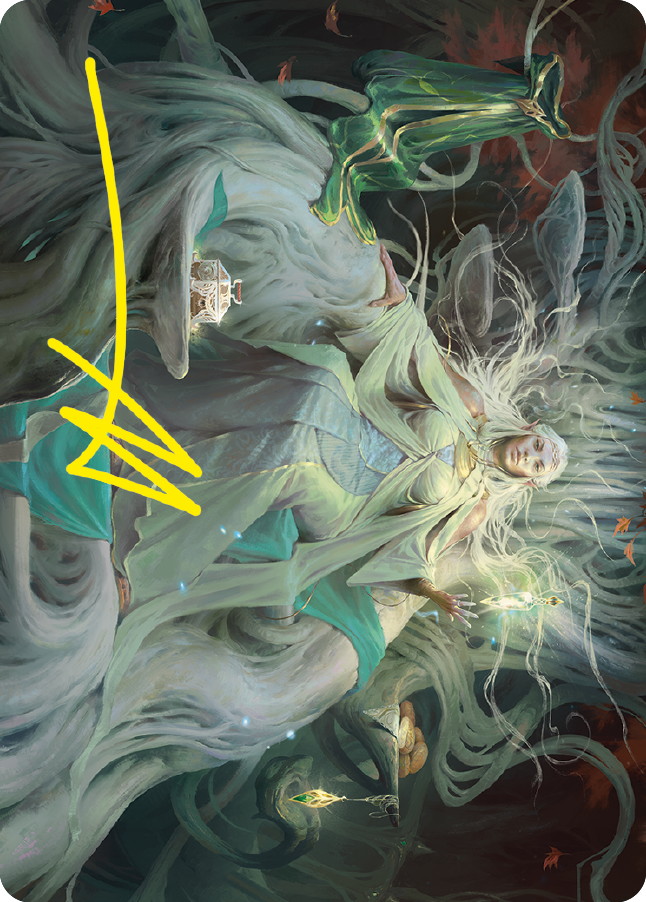 Galadriel, Gift-Giver Art Card (Gold-Stamped Signature) [The Lord of the Rings: Tales of Middle-earth Art Series] | Exor Games Summserside