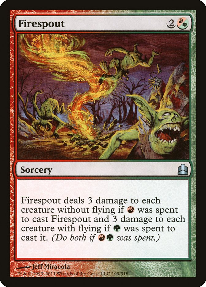 Firespout [Commander 2011] | Exor Games Summserside