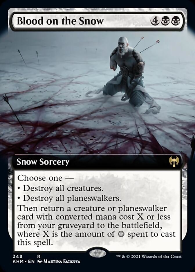 Blood on the Snow (Extended Art) [Kaldheim] | Exor Games Summserside