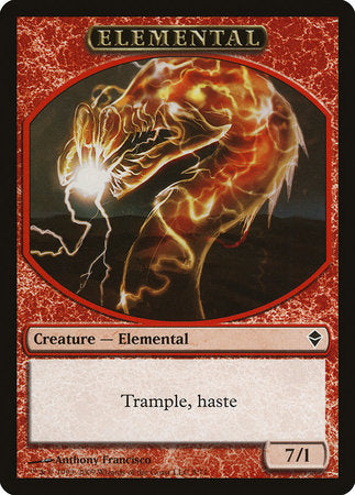 Elemental Token [Zendikar Tokens] | Exor Games Summserside