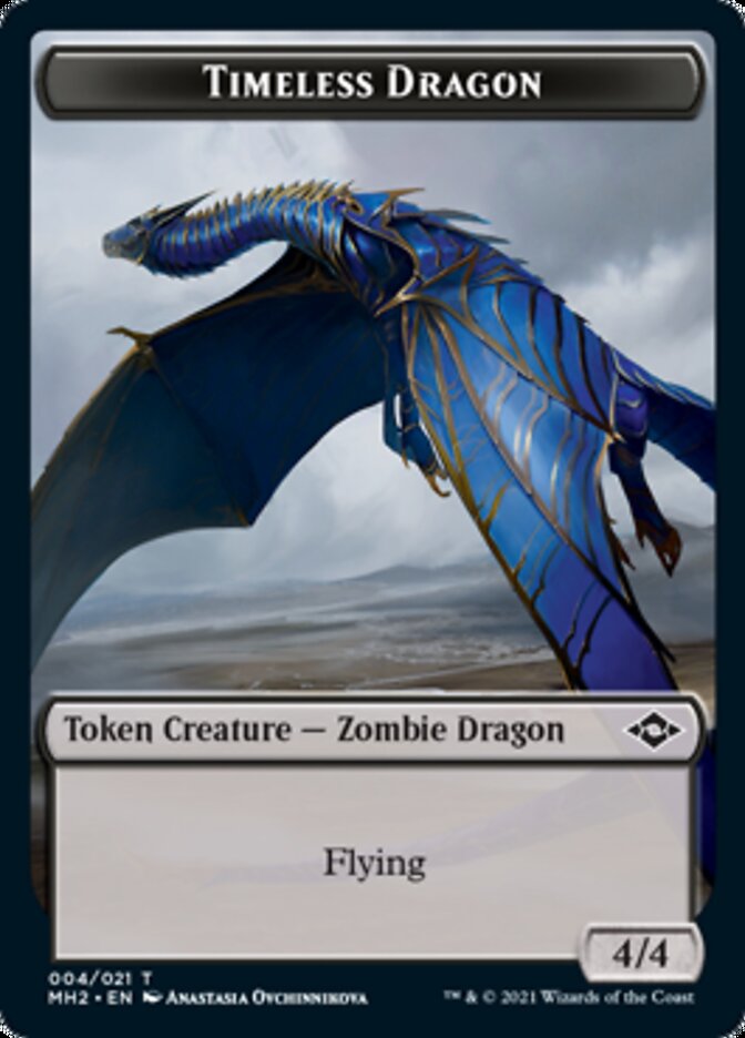 Timeless Dragon Token [Modern Horizons 2 Tokens] | Exor Games Summserside