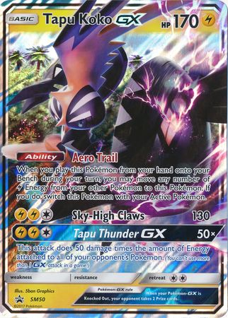 Tapu Koko GX (SM50) (Jumbo Card) [Sun & Moon: Black Star Promos] | Exor Games Summserside