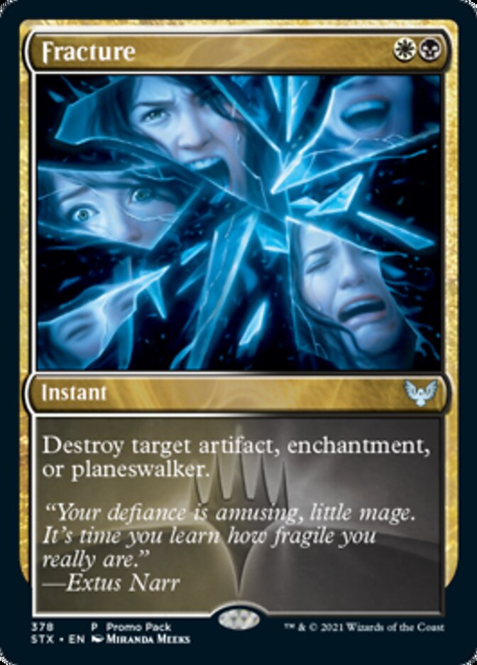 Fracture (Promo Pack) [Strixhaven: School of Mages] | Exor Games Summserside