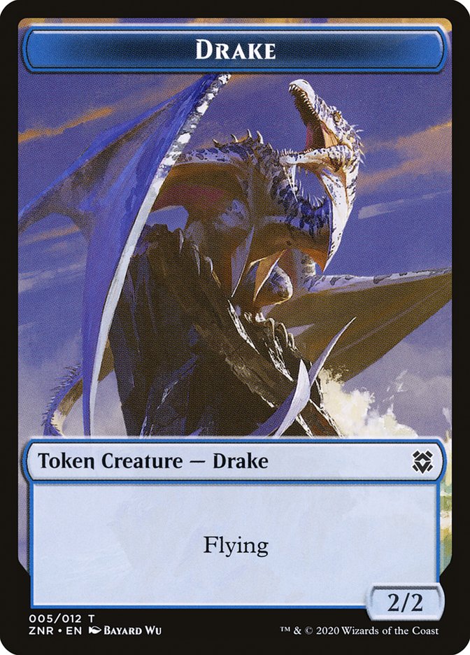 Drake Token [Zendikar Rising] | Exor Games Summserside