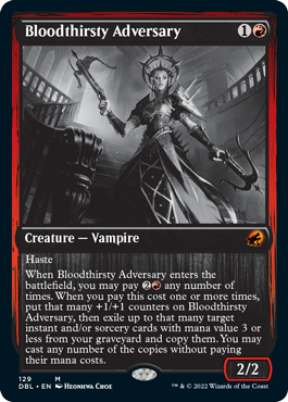 Bloodthirsty Adversary [Innistrad: Double Feature] | Exor Games Summserside