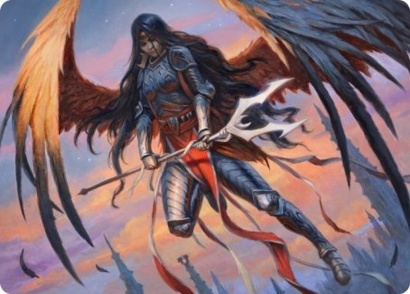 Liesa, Forgotten Archangel Art Card [Innistrad: Midnight Hunt Art Series] | Exor Games Summserside