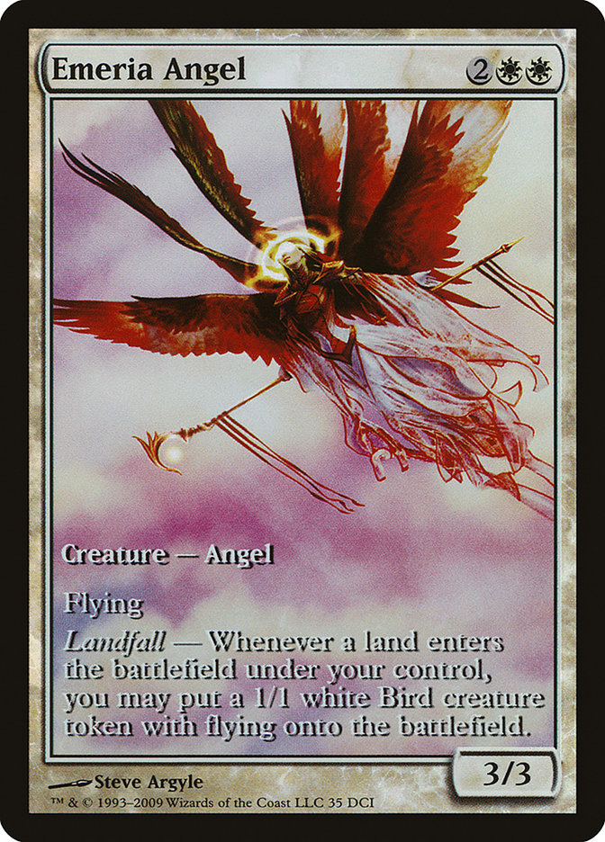 Emeria Angel (Game Day) (Extended) [Zendikar Promos] | Exor Games Summserside