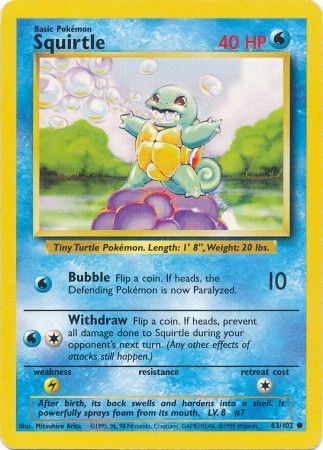 Squirtle (63/102) [Base Set Unlimited] | Exor Games Summserside