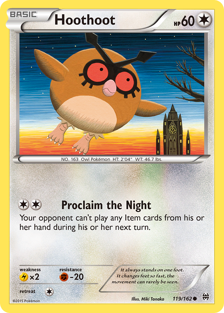 Hoothoot (119/162) [XY: BREAKthrough] | Exor Games Summserside
