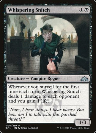 Whispering Snitch [Guilds of Ravnica] | Exor Games Summserside